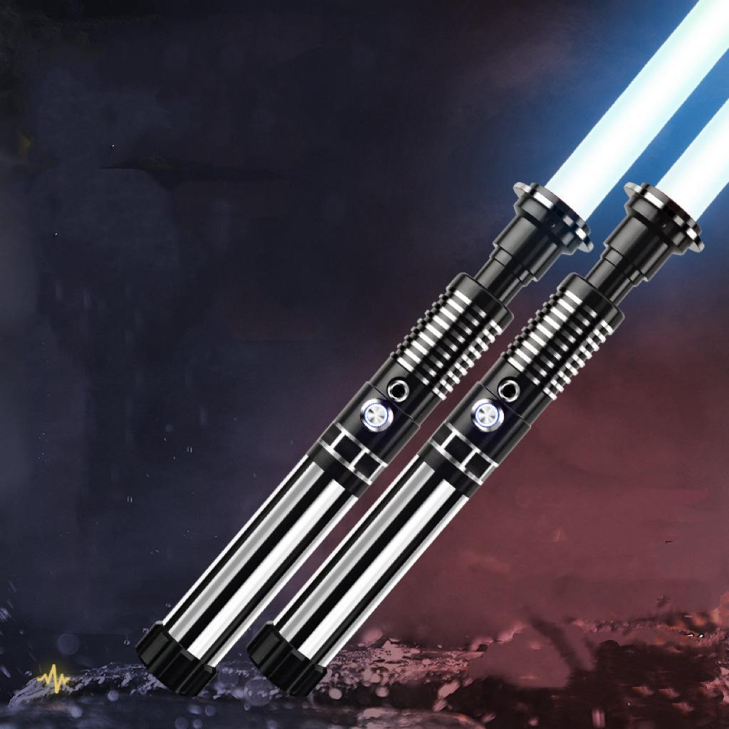 Cutie Cadou Premium Sabie Laser Star Wars din Metal - Reîncărcabilă, Jucărie Luminoasă pentru Copii