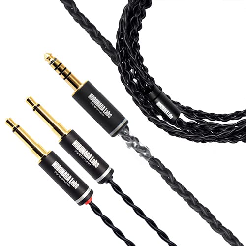 NOBUNAGA Labs Kirifuri Headphone Cable [4.4mm 5-pole balanced / 3.5mm 2-pole mono mini x 2] NLA-KFI
