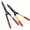 Heavy Duty Manganese Steel Gardening Scissors with Ergonomic Iron Handle and Red Grip - Portable Lawn, Hedge, Fence, Holly