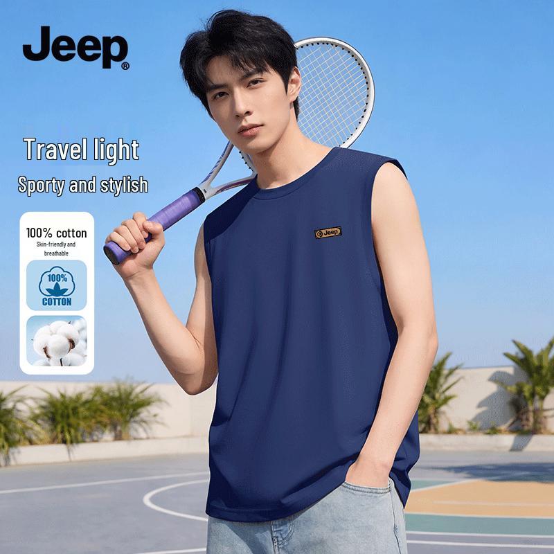 

JEEP Men s Pure Cotton Breathable Vest 3XL
