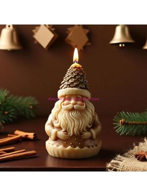 Christmas Theme Silicone Mold Santa Clause Mold For Candle Soap