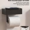 Stainless Steel Toilet Paper Holder Waterproof Hanging Paper Towel Stand  Bedroom