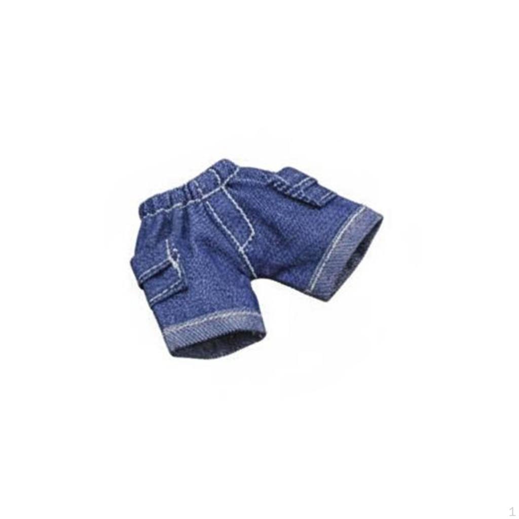 OB11 Doll Clothes Miniature Utility Shorts Functional Pockets Elastic Waist for