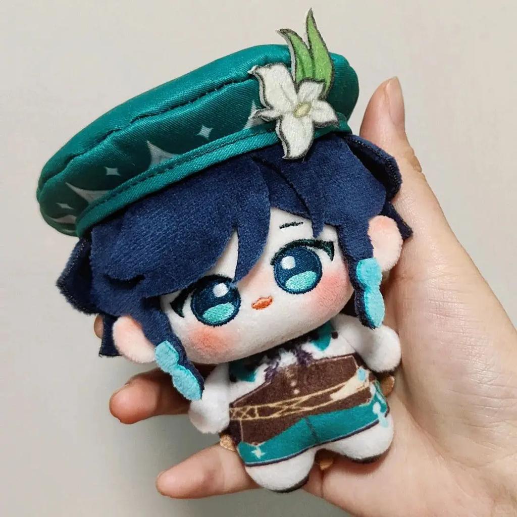 10cm Genshin Impact Venti Schattige Print Katoenen Pop Schattige Pluche Pop Rugzak Hanger Verrassingscadeau voor Vrienden
