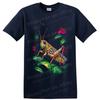 Grasshopper Insect Botanical Art T Shirt Colorful Wild Nature Garden Graphic Tee