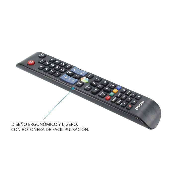 Univerzális Távirányító - COMMON TV - CTVSA02 - Kompatibilis Samsunggal - Fekete - Könnyen használható