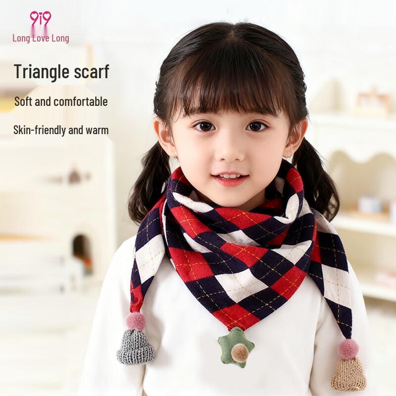 9i9 Kids  Pure Cotton Neck Warmer Scarf One Size (3-12 Years)
