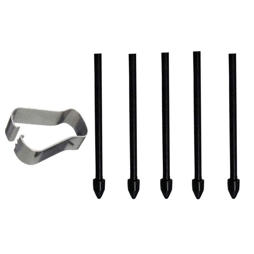 Lämplig för Samsung stylus refill S6s7+S21Ultra note10 note20 pennspets S penna spets Helt svart (5