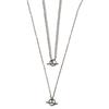 Trendy Double-Layer Hip-Hop Necklace for Men & Women - OT Buckle Choker & Sweater Chain
