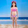3st/set Girls Mermaid Tail Baddräkt Barn Den lilla sjöjungfrun Kostym Cosplay Strandkläder Baddräkt