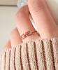 Judien 14K 18K Beet Horseshoe Layered Ring