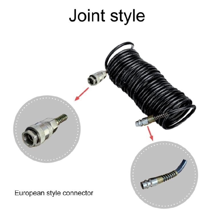 5m Long Air Hose with Quick Coupling Weather Resistant Hose Flexible Air Hose for Automotive & Workshop Application