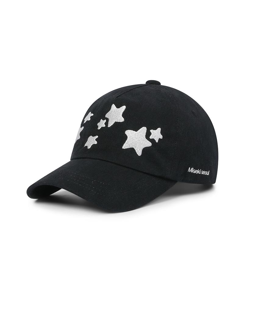 MISEKI SEOUL Midnight Stars Logo Ball Cap Black