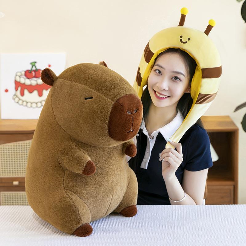 New Kapibala Bee Capybara Plush Toys Children's Birthday Gift Capybara Doll Bee Doll