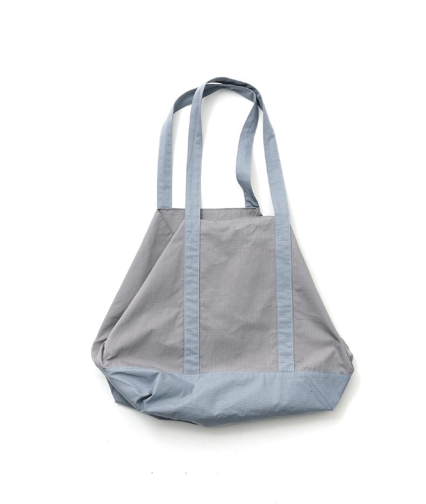 999Humanity Adventure Paneld Big Tote Bag (Washed Ice Blue)