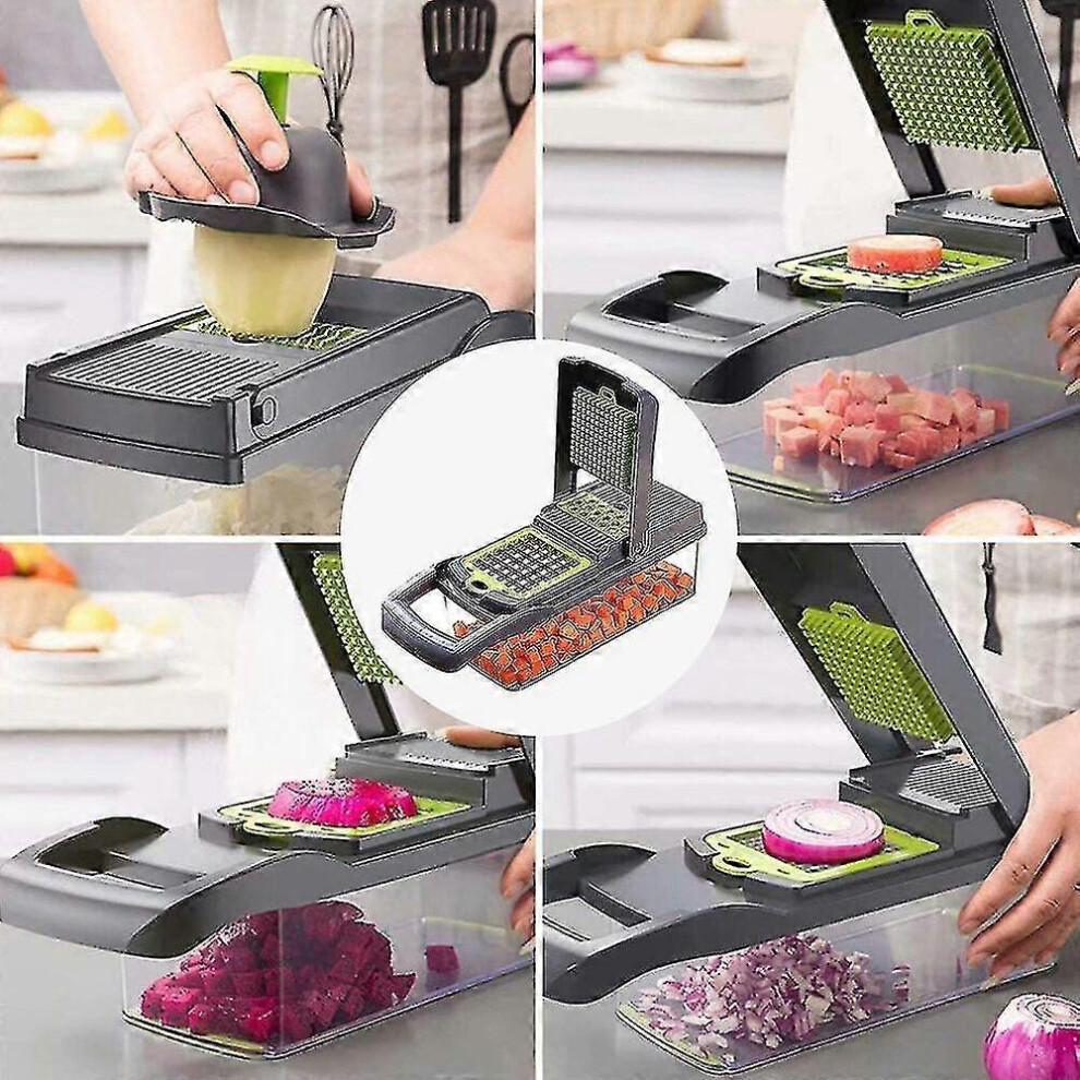 15 In 1 Vegetable Chopper Salad Fruit Mandolin Slicer Food Dicer Cutter Peeler Z