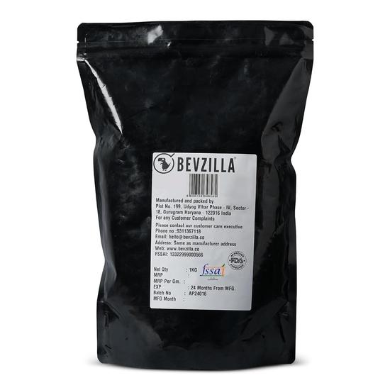 Bevzilla 1kg Hazelnut Instant Coffee Powder | Makes 500 Cups | Made For HoReCa