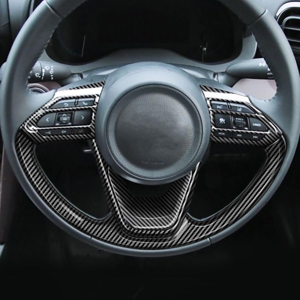 YOFAMO Cornice Pulsanti Volante Copertura Interruttore per Toyota New Sienta MXPL10G MXPL15G Serie 10 2022 Interno Personalizzato Auto Sporco e Graffi Realizzato in