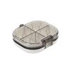 1Pc Compartment Sealed Storage Box Moisture-proof Jewelry Sealed Organizer Transparent Portable Compartment Sealed Pill Box