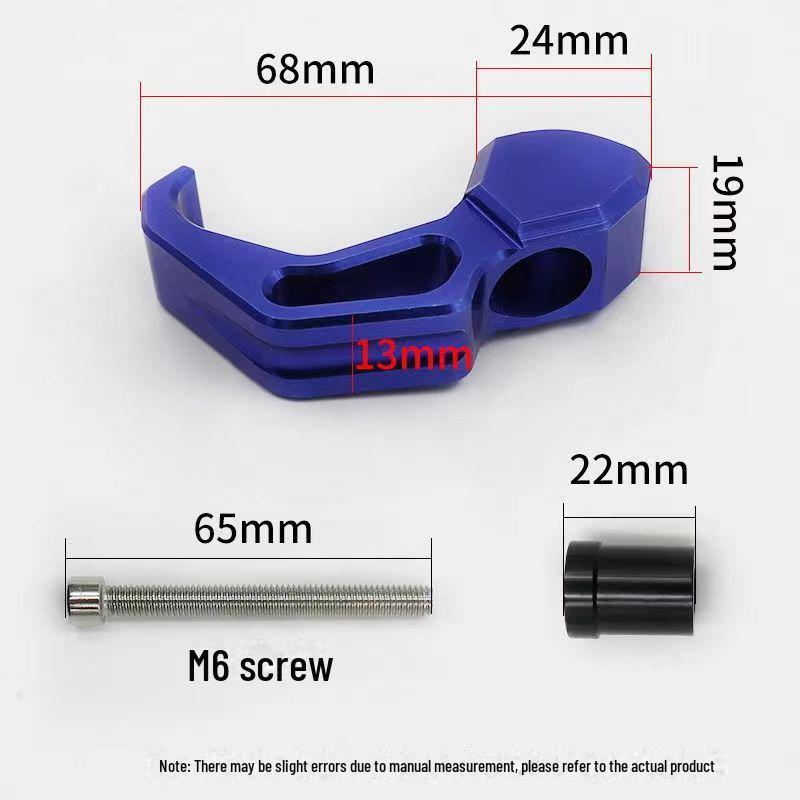 Aluminum Alloy Electric Vehicle Front Bag Hook for Battery Cars and Motorcycles