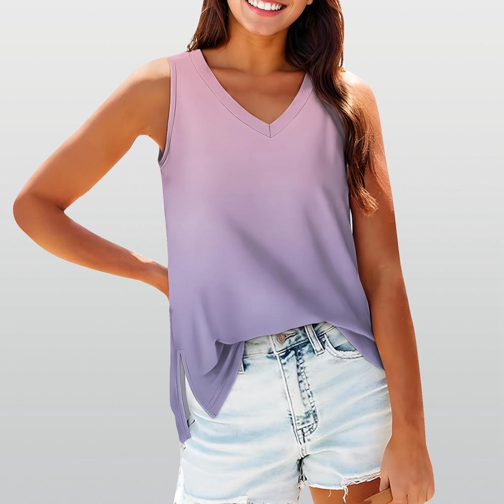 Women's Girl Tank Top Solid Color Casual  Top Tank Tops For Women Loose Fit Sleeveless Tops Flowy