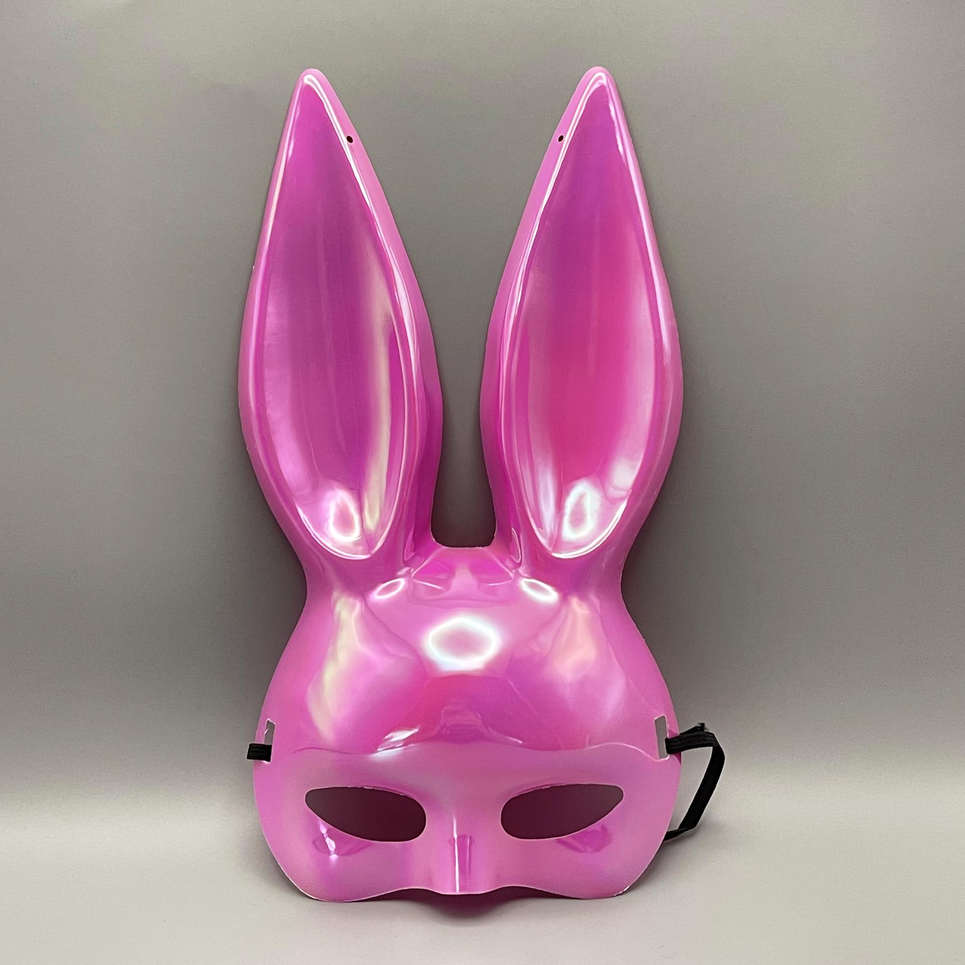 

Glossy Electroplated Bunny Mask for Christmas and Halloween Parties