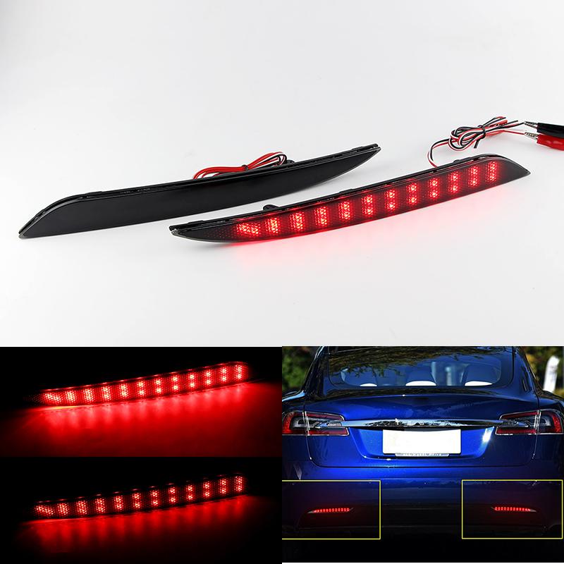 

OEM# 6007706-00-B Car LED Turn Signal Reflector Bumper Lamp Brake Light For 2012-up Tesla Model S Rear Stop Light
