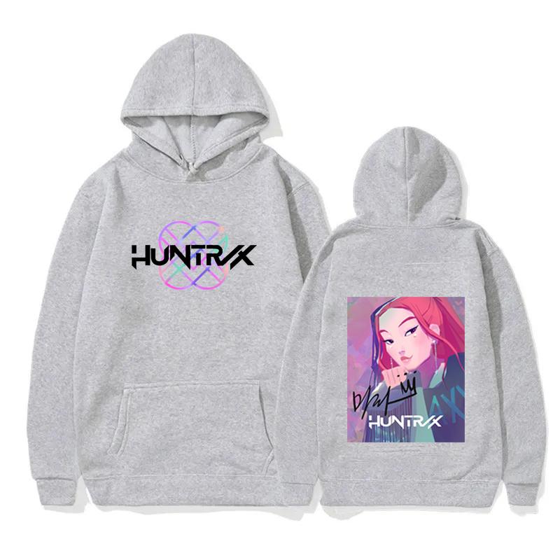 Jesienny Anime KPop Łowcy Demonów Bluza Harajuku Hip Hop Bluza z Kapturem Top Bluza UNISEX Litery Odzież Sportowa Moda Y2k Odzież