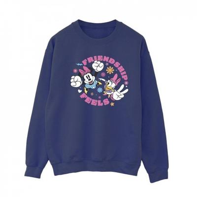 Womens/Ladies Minnie Mouse Daisy Friendship Sweatshirt