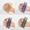 Semi Cured Wraps Fast Gel Nail Sticker Solid Nail Gel Wraps Adhesive Full Cover Gel Nail Decal Uv Lamp Cured Manicure Decoration