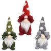 Modern Art Christmas Decor Adorable Snowflake Hat Eye Covering Doll Figure