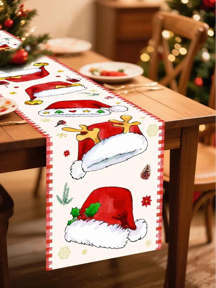 Table track 35x180 cm polyester anti-slip coating multi-colored