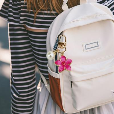 Anhänger Ergonomisches Blumen Design Schlüssel Vielseitiger Schlüsselanhänger Dekorativer Halter Rucksack Tasche Zubehör