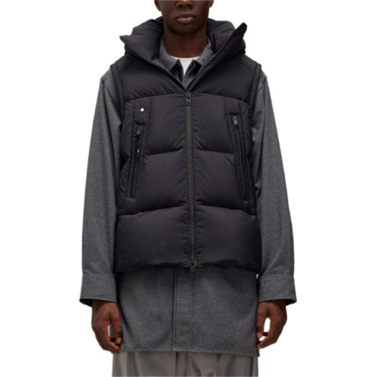 Y-3 Puffer Vest Black Unisex Outerwear JD9794