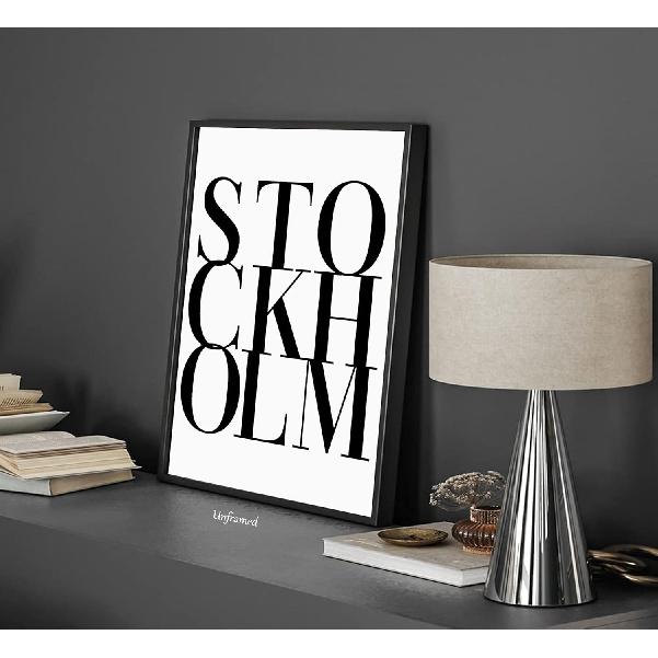 Fashion Trendy Leopard Wall Art Set of 6 Stockholm Preppy Room Painting Picture Wall Decor Black White Aesthetic Cheetah Poster Print Artwork for