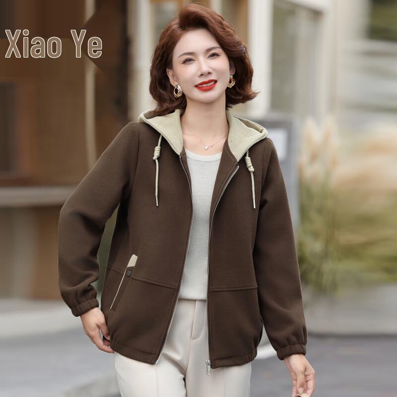 

Xiaofu 2025 Осень/Весна Повседневная толстовка с капюшоном для женщин 4XL