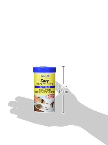 Tetra Corydoras 120g, a balanced diet for corydoras and other bottom-dwelling fish, including tropical fish and roach.