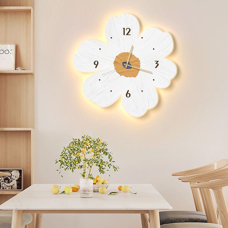 Light Luxury Minimalist Cream Style Medieval Home Modern Simple Bedroom Wall Clock
