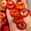 Red Silk Agate Beads for DIY Bracelets & Anklets - Cultural Accessories.