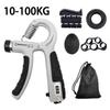 10-100Kg Adjustable Heavy Gripper Fitness Hand Exerciser Grip FatGrip Wrist Increase Strength Spring Finger Pinch Carpal Expande