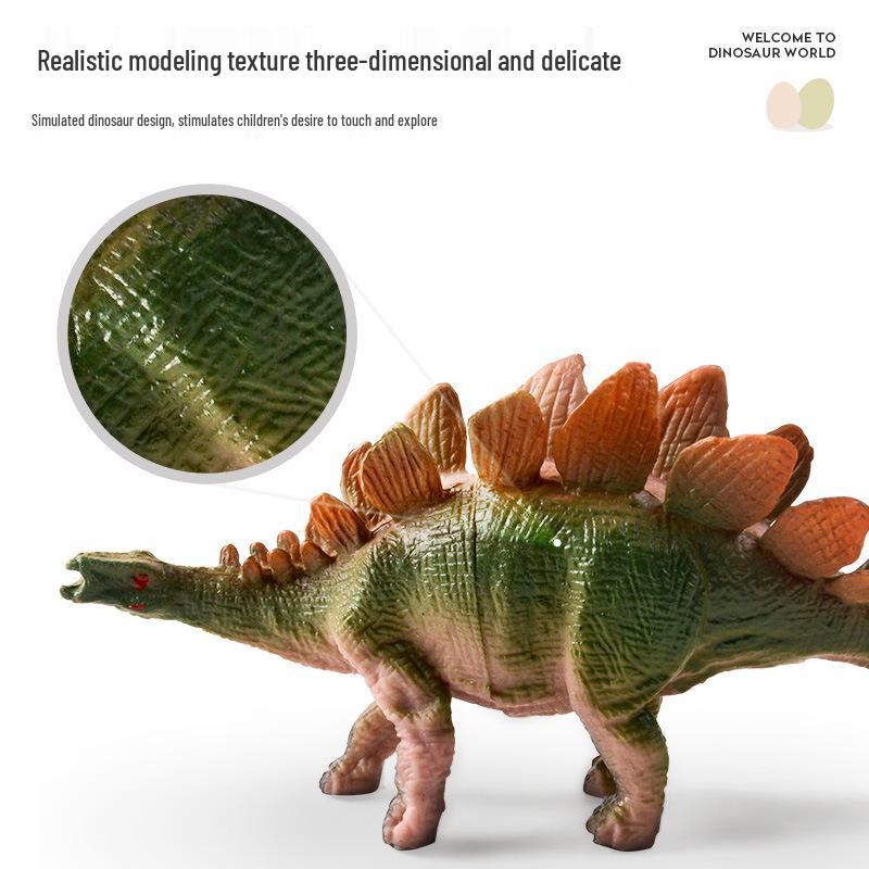 Dinosaur Toy Set: Tyrannosaurus & Triceratops Soft Rubber Figurines for Kids