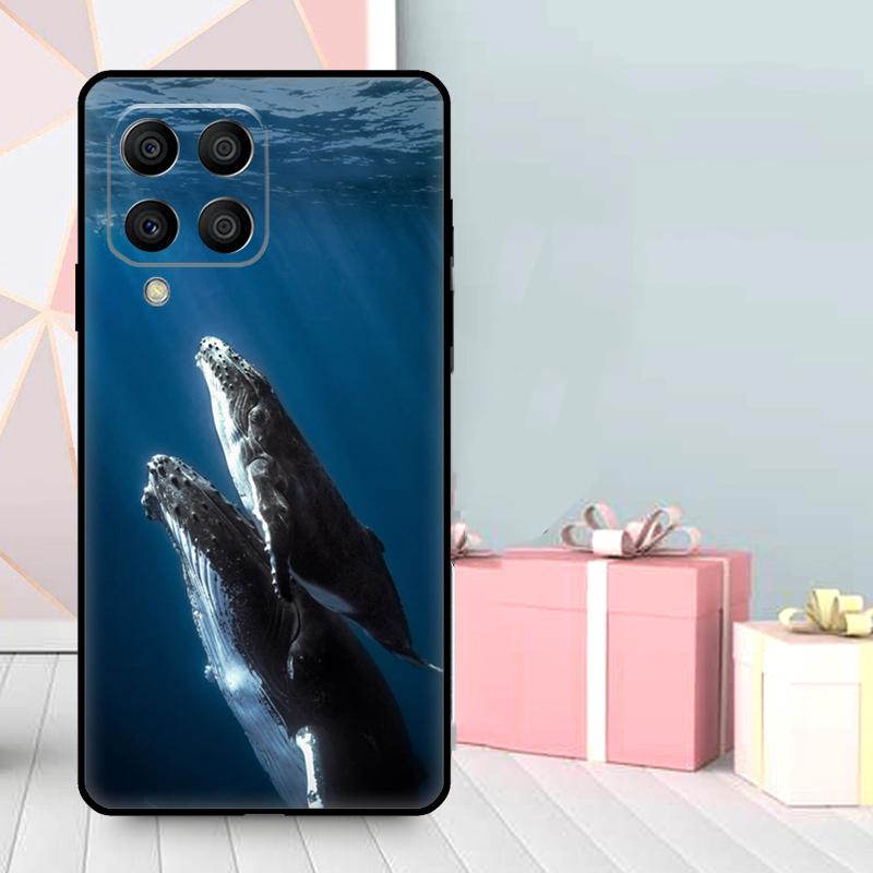 Ocean Whale Shark Waves Case For Samsung Galaxy M06 M11 M31 M14 M34 M54 M12 M32 M52 M15 M13 M16 M36 M56 M53 M35 M55