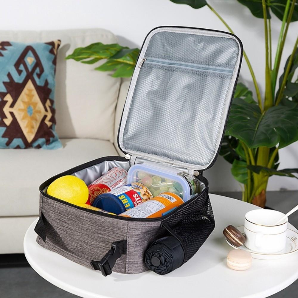 Waterproof Insulated Lunch Box Oxford Cloth Food Storage Thermal Lunch Bag  Office Lunch