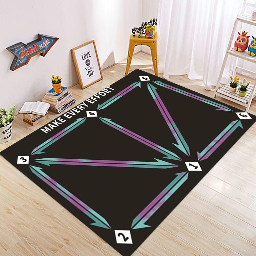 Soccer Training Mat Multi Color Line Markings All Sports Games Carpet Football Practice Pad  Large Carpet for Indoor Outdoor Use