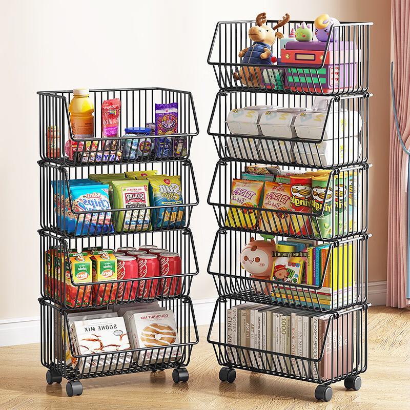 5-Tier Rolling Storage Cart