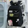 Schoolbag Japanese New High-value Fresh and Sweet Cute Bear Transparent Pain Bag Junior High School Backpack