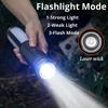 Telescopic Camping Lantern, Rechargeable Camping Lights, Multifunction Tent Lamp with Hook 3Model Flashlight for Camping, Hiking