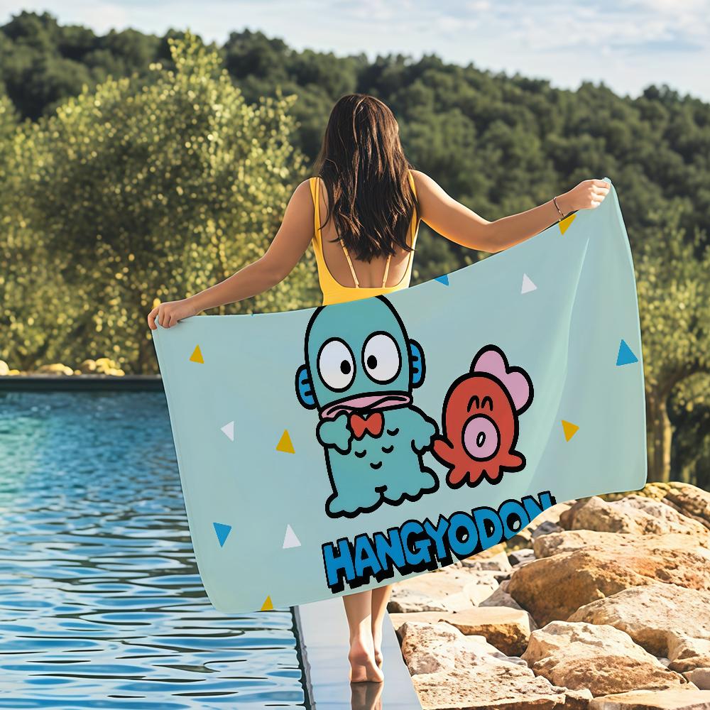 Sa H-Hangyodon Funny Towel Quick Drying Beach Towels Are Suitable For Swimming Pools Camping Yoga And The Gym