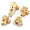 AXSPEED 45g Heavy Duty Brass Axle Lower Shock Suspension Links Stand Mount for TRX-4 1/10 RC Crawler Car Model Upgrade Parts