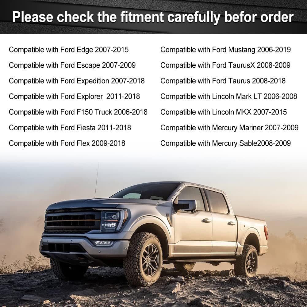 JDMON 924-400 Side Power Mirror Control Motor Compatible with Ford F150, Explorer, Mustang, Lincoln, Mercury Replace 6U5Z-17D696-C